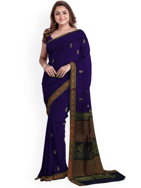 

APCO Violet Embellished Sustainable Saree