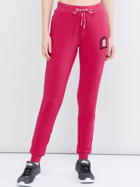 

max Women Fuchsia Pink Solid Joggers