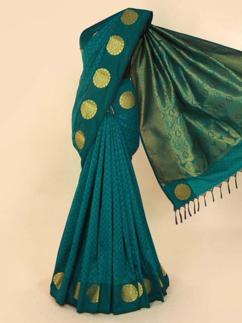 

Pothys Green Woven Design Art Silk Saree