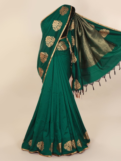 

Pothys Green Woven Design Art Silk Saree