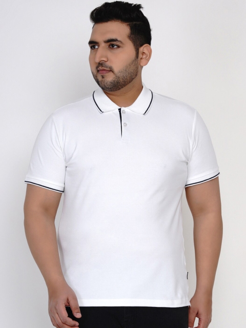 

Santonio Men White Solid V-Neck T-shirt