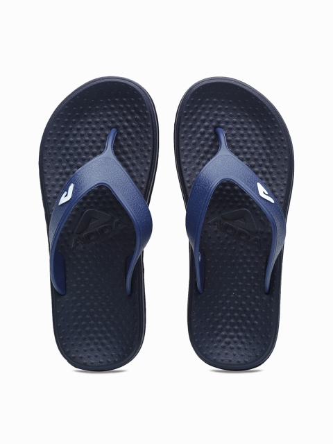 

Adda Men Navy Blue Solid Thong Flip-Flops