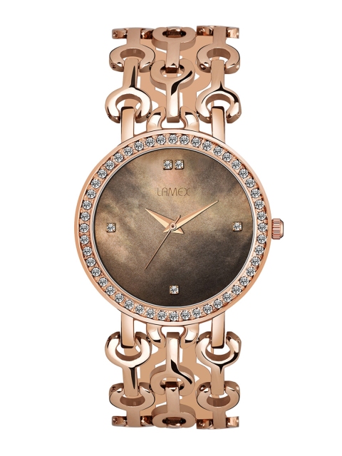 

LAMEX Women Brown Analogue Watch EC-3-B