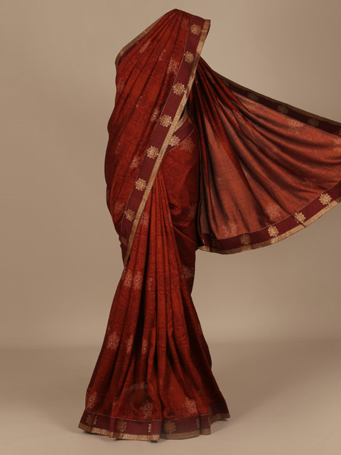 

Pothys Maroon Woven Design Saree