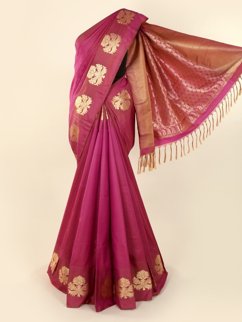 

Pothys Pink Woven Design Art Silk Saree
