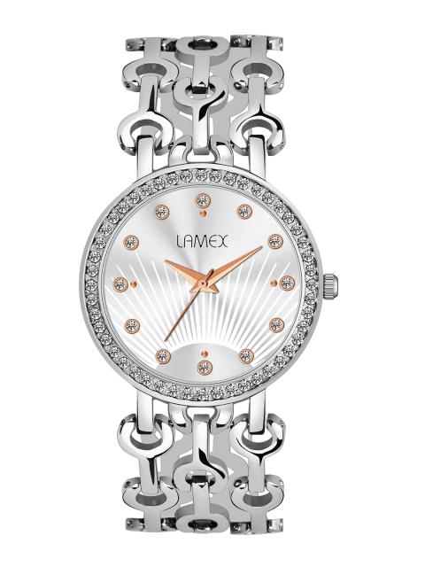 

LAMEX Women Silver-Toned Analogue Watch