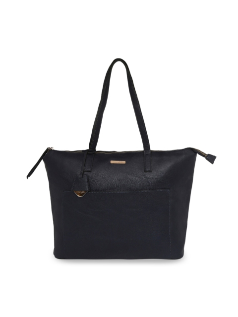

Forever Glam by Pantaloons Navy Blue Solid Shoulder Bag