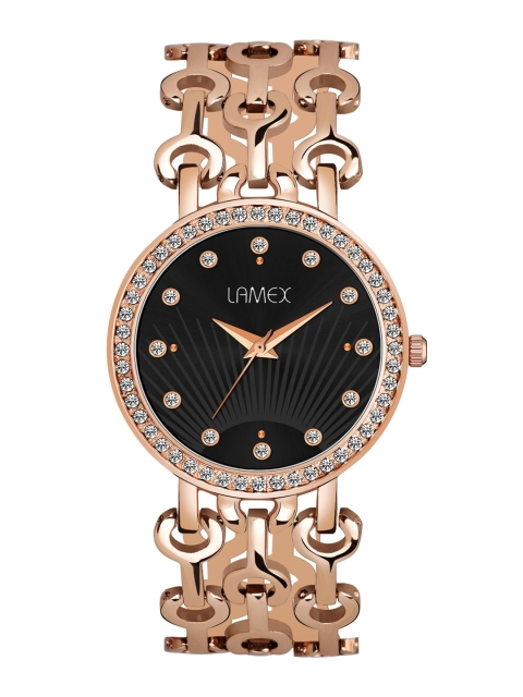 

LAMEX Women Black Analogue Watch EC-2-C