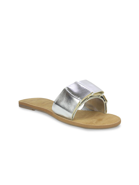 

Inc 5 Women Silver-Toned Solid Heels