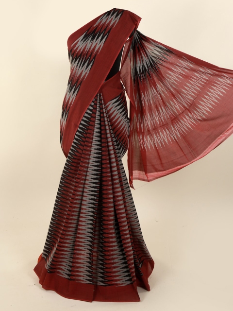 

Pothys Multicoloured Pure Cotton Printed Saree, Multi