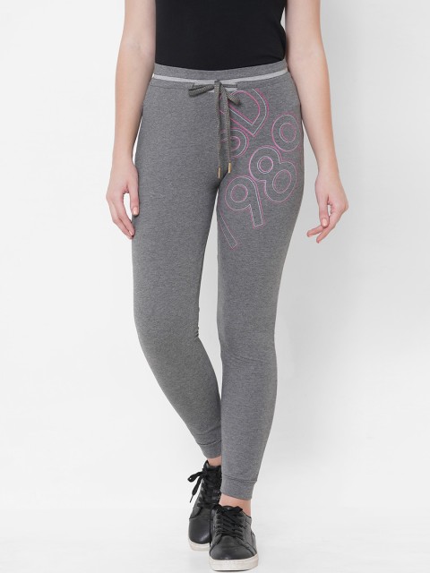 

Sweet Dreams Women Grey Melange Solid Slim-Fit Joggers