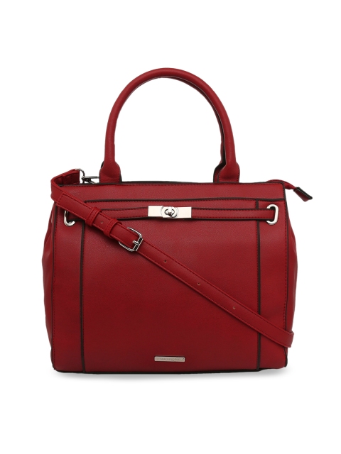 

Forever Glam by Pantaloons Red Solid Handheld Bag