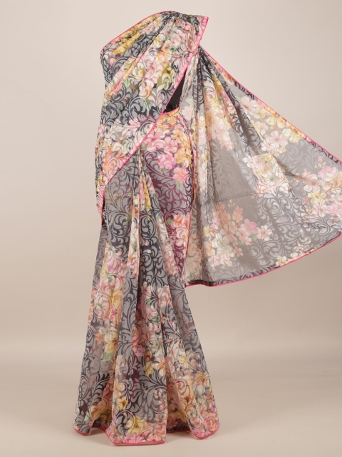 

Pothys Grey Printed Saree