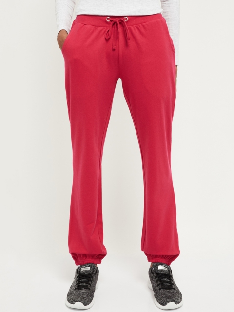 

max Women Fuchsia Solid Joggers