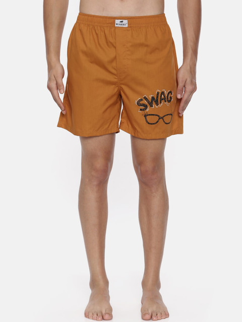 

Bushirt Men Bronze-Coloured Solid Boxers BX00134