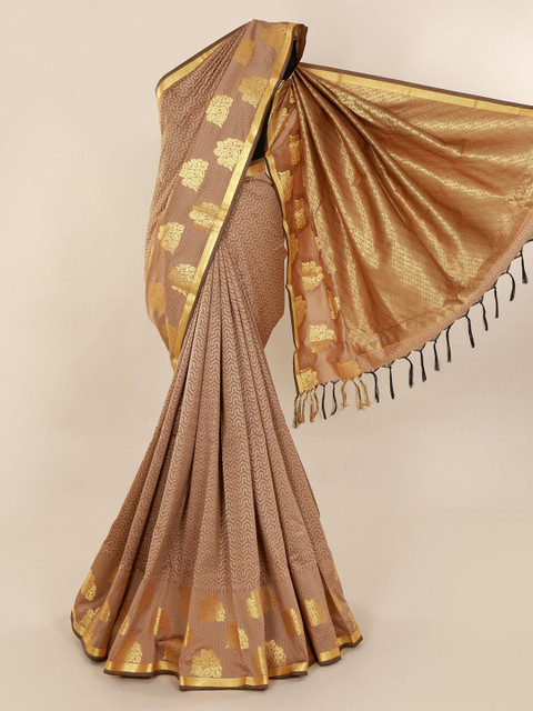 

Pothys Cream-Coloured Woven Design Art Silk Saree