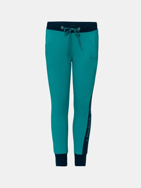 

Jockey Girls Sea Green Solid Slim Fit Joggers