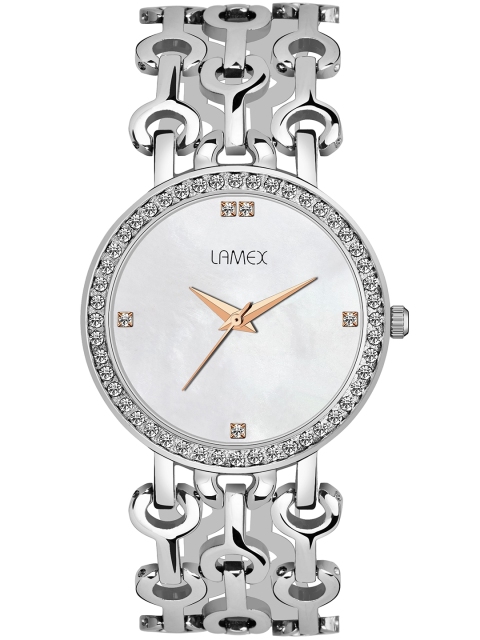 

LAMEX Women Silver-Toned Analogue Watch