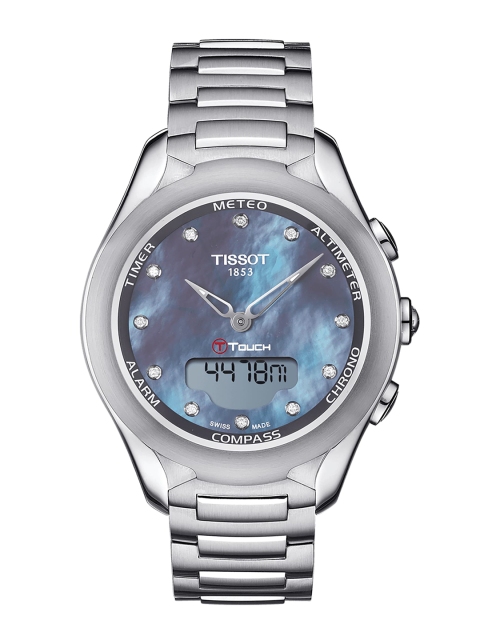 

TISSOT Women Black T-Touch Lady Solar Analogue Watch T0752201110601