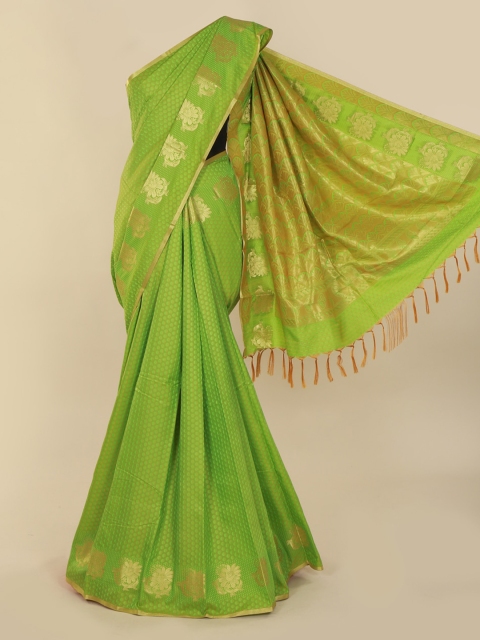 

Pothys Green Woven Design Art Silk Saree