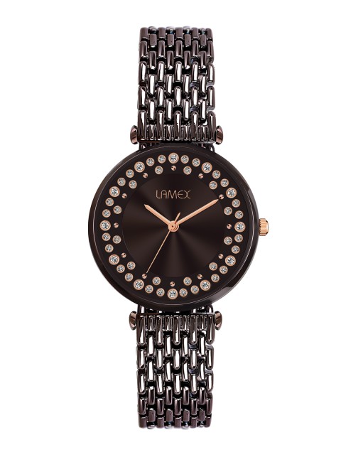 

LAMEX Women Brown Analogue Watch