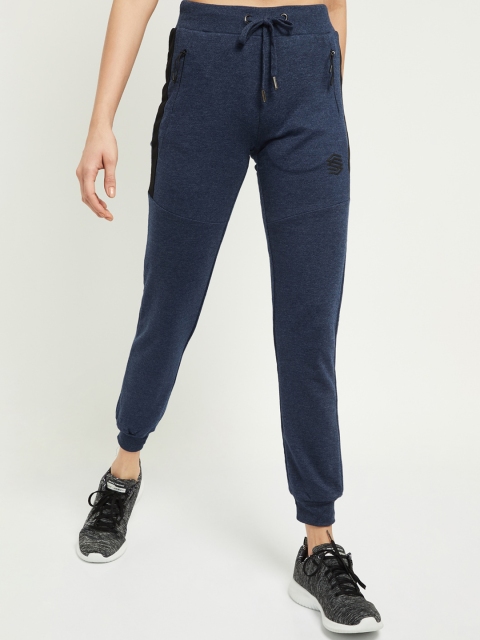 

max Women Blue Solid Joggers