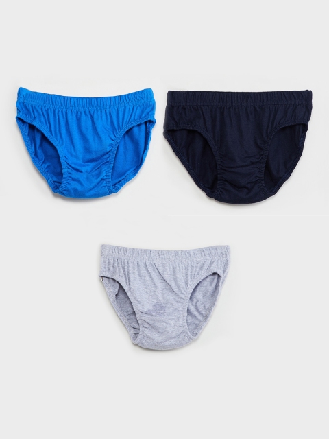 

max Boys Pack Of 3 Assorted Basic Briefs M19FIN03