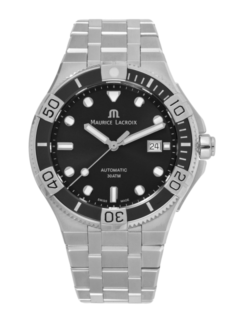 

MAURICE LACROIX Men Black Analogue Watch AI6058-SS002-330-2