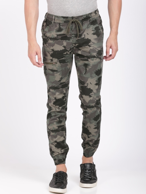 

IVOC Men Multicoloured Slim Fit Printed Joggers, Multi
