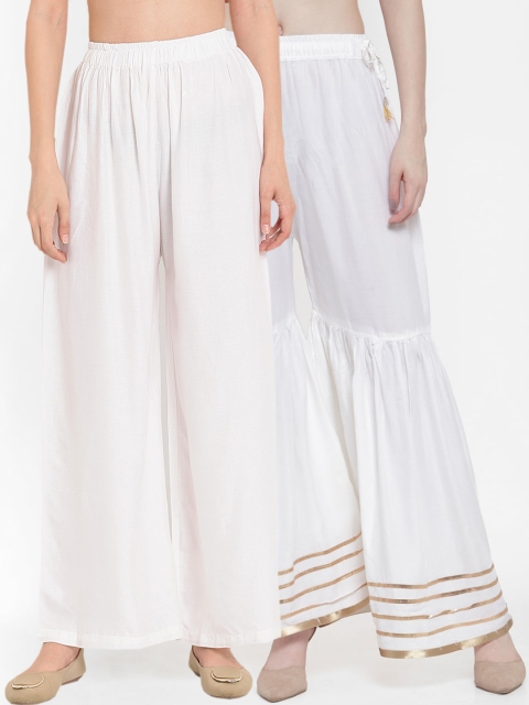

TAG 7 Women White Hem Design