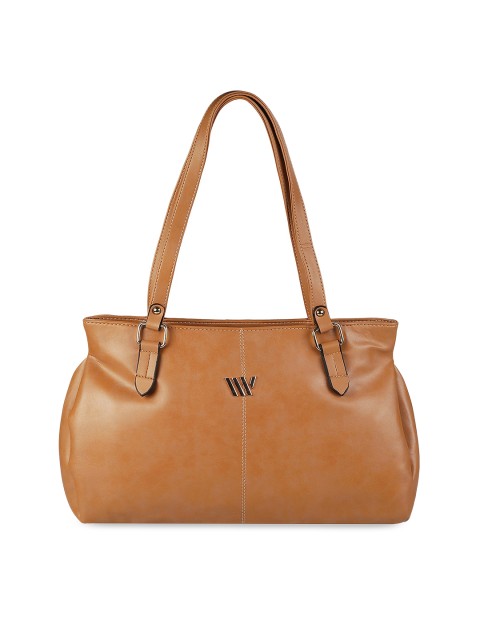 

WALKWAY Tan Brown Solid Shoulder Bag