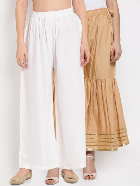 

TAG 7 Women White Hem Design