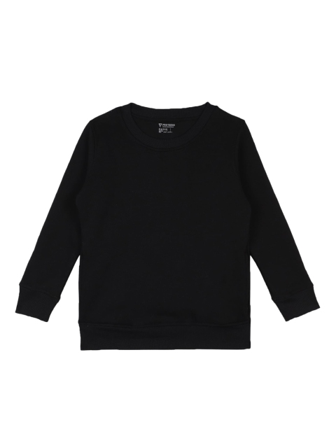 

PROTEENS Girls Black Solid Sweatshirt
