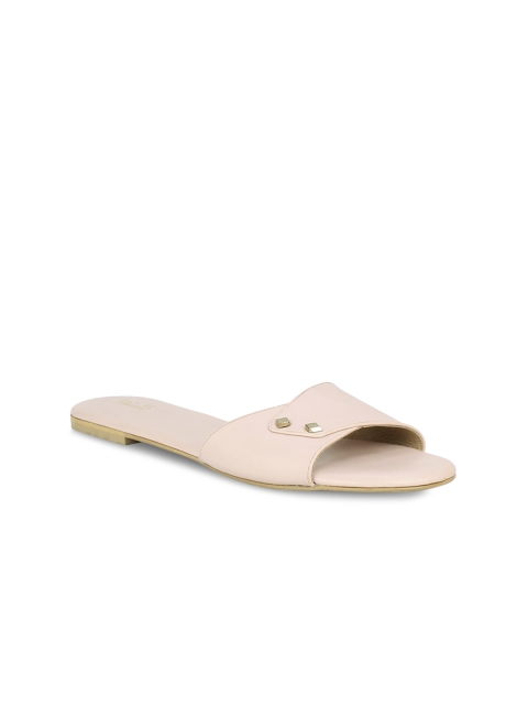 

Inc 5 Women Pink Solid Open Toe Flats