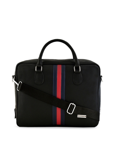 

STELLER Unisex Black & Red Solid 15 Inch Laptop Bag