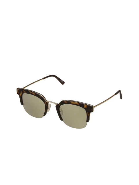 

IDEE Women UV Protected Lens Square Sunglasses IDS2280-C3SG, Gold