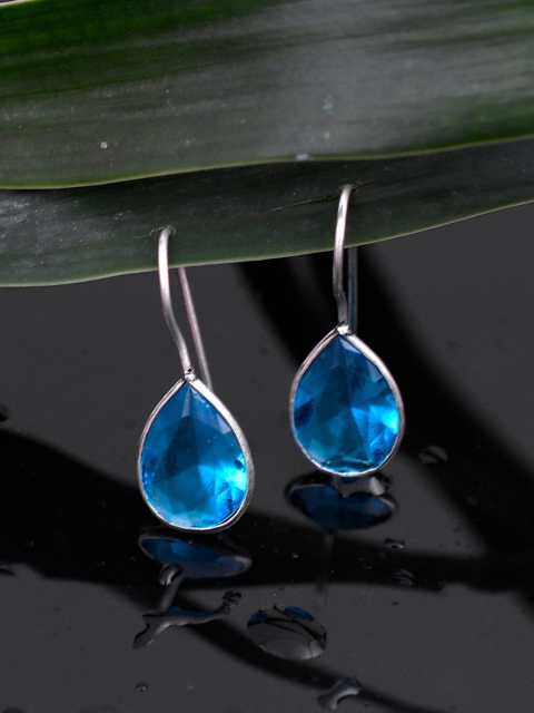 

Silvermerc Designs Set Of 4 Silver-Plated Teardrop Shaped Drop Earrings