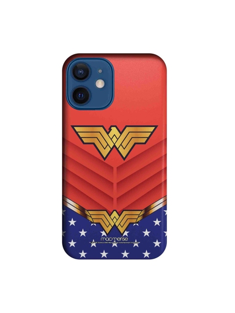 

macmerise Red & Blue Cartoon Characters DC Comics Suit Up Wonder Woman iPhone 12 Mini Back Cover