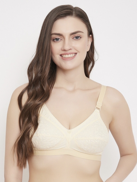 

Klassik Nude-Coloured Self-Design Non-Padded Non-Wired Everyday Bra KLSKNJC5