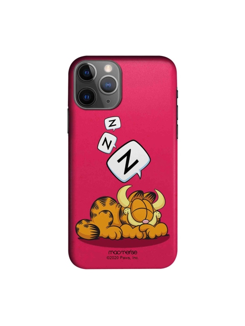 

macmerise Pink & White Sleepy Devil iPhone 11 Pro Max Back Case