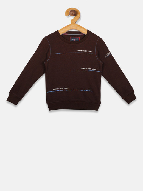 

Monte Carlo Boys Purple Printed Sweatshirt