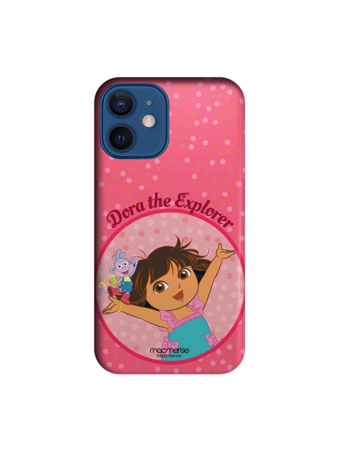 

macmerise Pink & Blue Cartoon Character iPhone 12 Mini Back Case