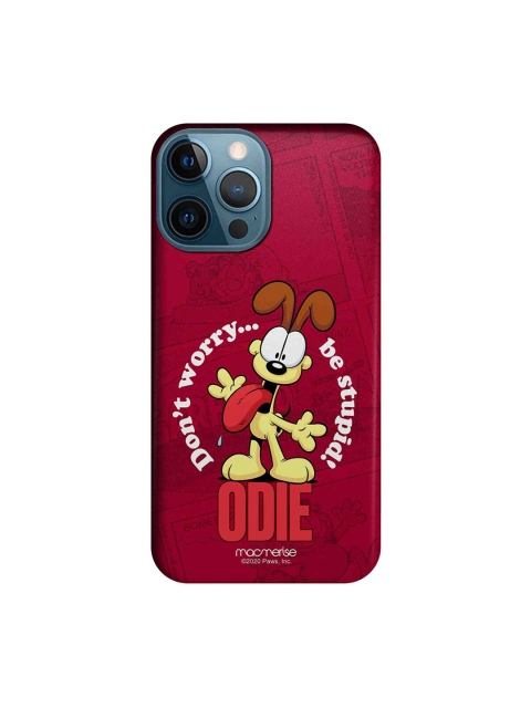 

macmerise Maroon & White Cartoon Characters Odie Dont worry iPhone 12 Pro Max Back Case
