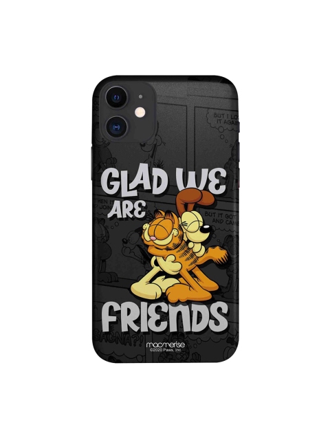 macmerise Black & White Friendly Catdog Printed iPhone 11 Back Case