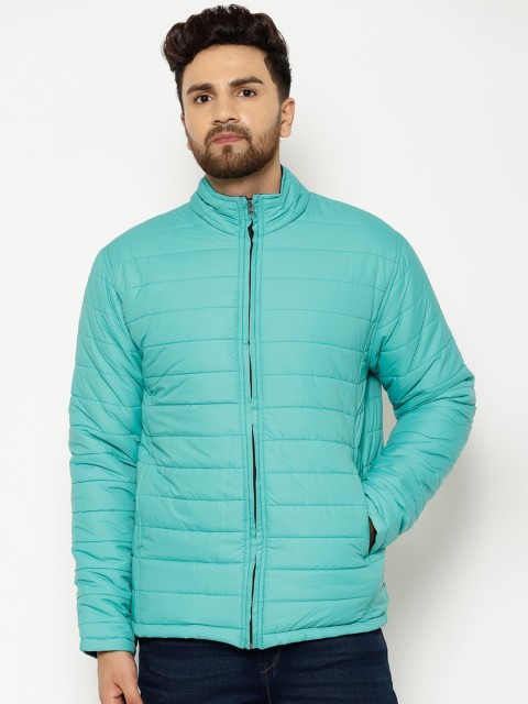 

EPPE Men Turquoise Blue Solid Lightweight Padded Jacket