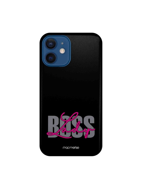 

macmerise Black & Grey Macmerise Illustrations Cartoon Characters Boss Lady Bold iPhone 12 Mini Back Cover