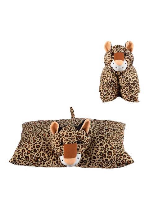 

Ultra Brown Leopard Folding Pillow Plush Soft Toy
