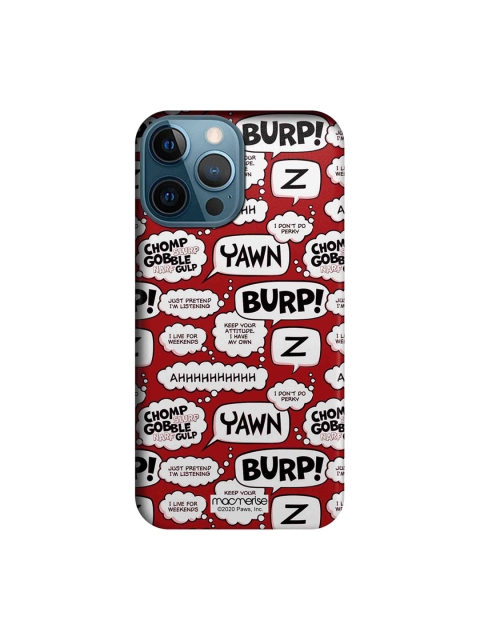 

macmerise Red & White Cartoon Character iPhone 12 Pro Max Back Case