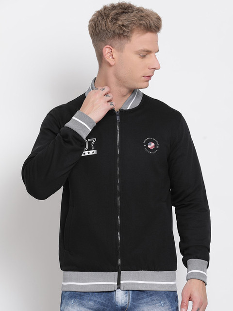 

COBB Men Black Solid Sweatshirt