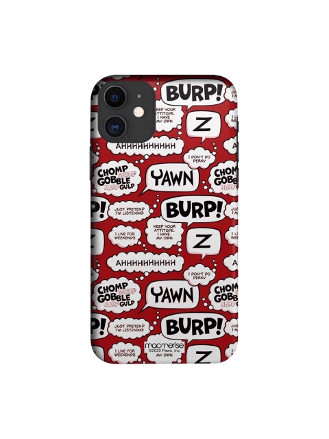 

macmerise Red & White Moods Of Garfield iPhone 11 Back Case